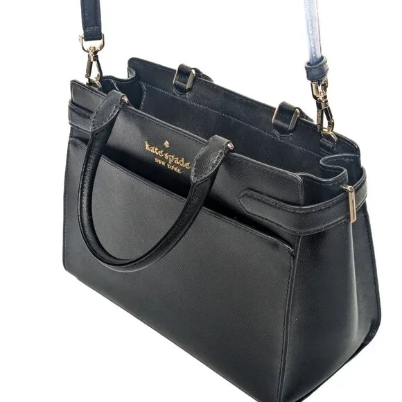 KATE SPADE Black Saffiano Leather medium sized shoulder bag - Picture 13 of 13